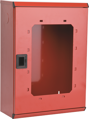 Cassetta antincendio in lamiera rossa