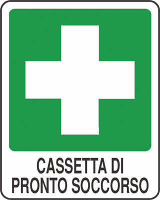 Cartello "Cassetta di pronto soccorso"