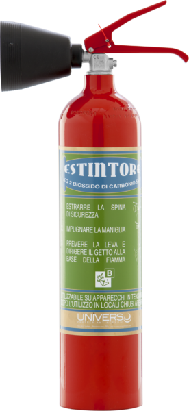 Estintore Co2 kg 2 "Linea Design"
