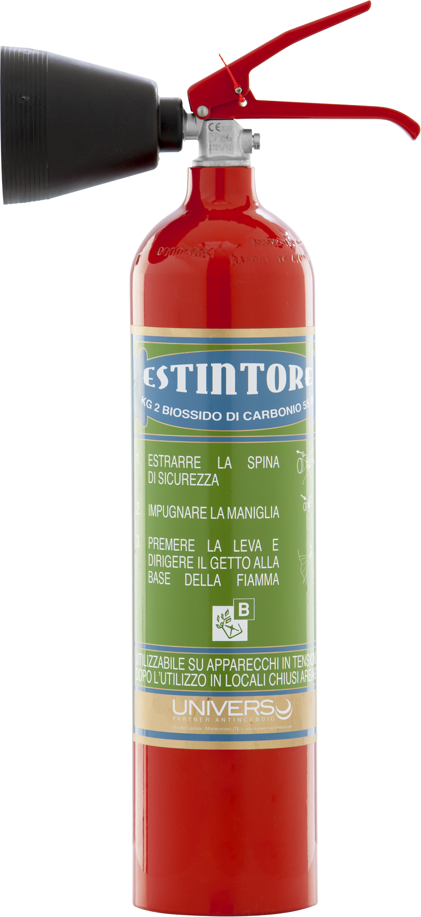 Estintore Co2 kg 2 "Linea Design"