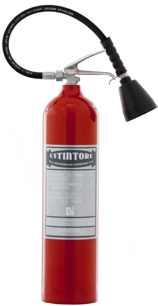 Estintore Co2 kg 5 "Linea Moderna"