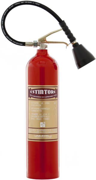 Estintore a Co2 kg 5 "Linea Elegance"