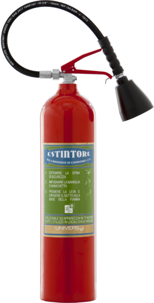 Estintore Co2 kg 5 "Linea Design"