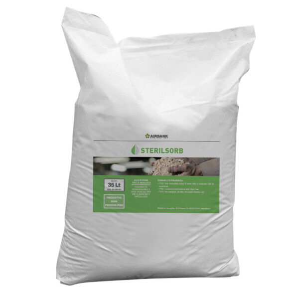 Polvere assorbente liquidi biologici 35 lt