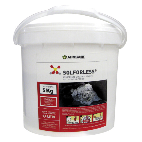Polvere Assorbente neutralizzante per acido solforico 5 kg