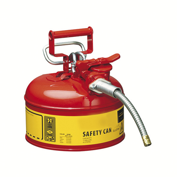 Contenitore di sicurezza con erogatore flessibile