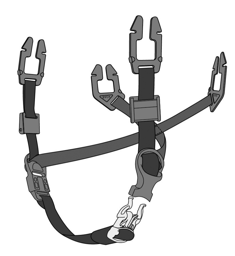 Sottogola Universale MSA a 4 punti di chiusura
