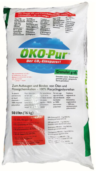 Assorbente in granuli oli ed idrocarburi 16 kg box 30 pz