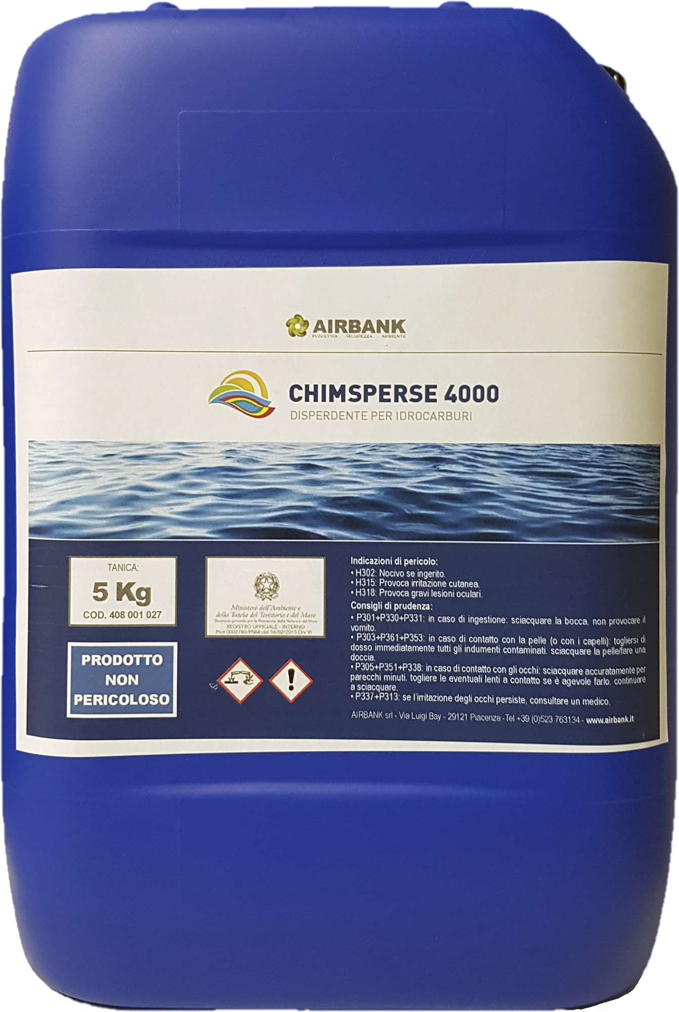 Disperdente per idrocarburi CHIMSPERSE