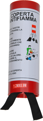 Coperta antifiamma da 100x100 cm