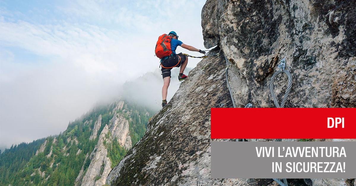 arrampicata sportiva; sport di montagna; ferrata; attrezzatura per trekking; attrezzatura per montagna; kit da ferrata; kit da arrampicata