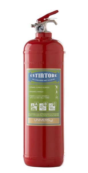 Estintore a polvere kg 2 "Linea Design"