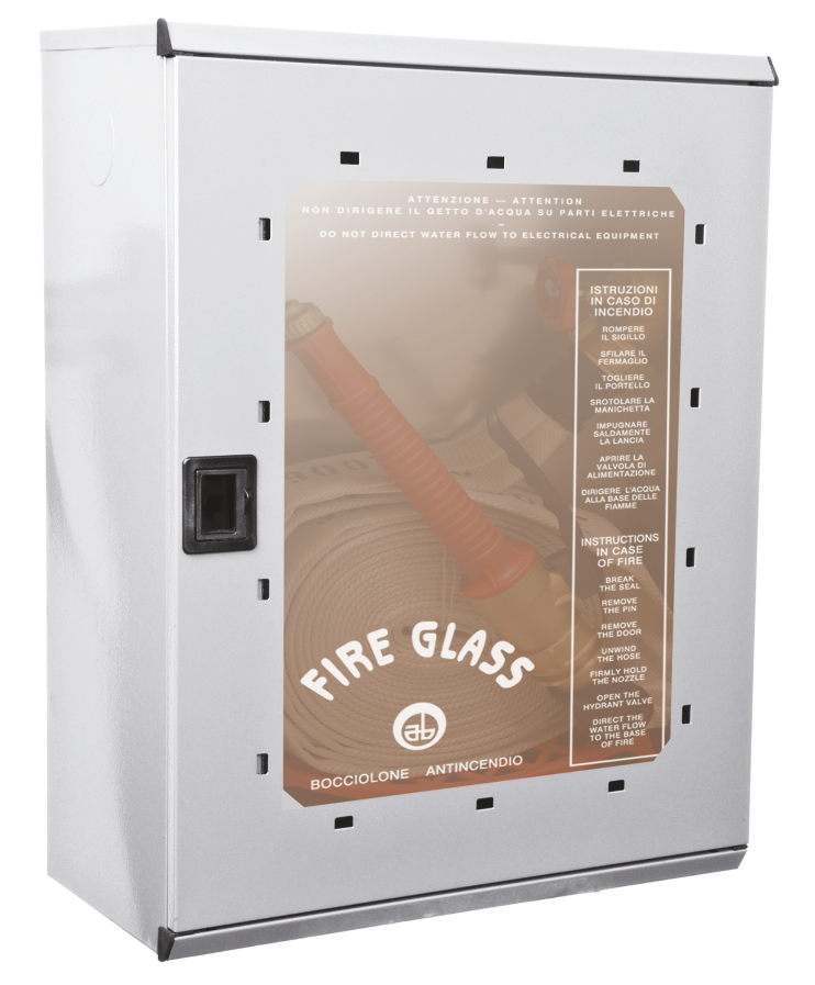 Idrante a muro DN 45 in acciaio inox