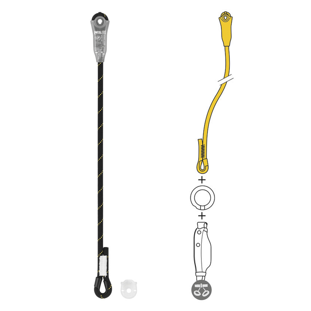 Cordino non regolabile Petzl modello "JANE" 60 cm